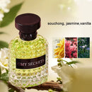 Frauen Blumen-Frucht Eau De Toilette Frischer, natürlicher, eleganter Duft Zitrone Rose Jasmin Langanhaltender Duft Dating Arbeits Parfüm Spray