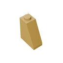 Gobricks 10PCS Bricks Assembles Particles 60481 2x1x265 Degree Slope Bricks Building Blocks Replaceable Parts For Children Gifts