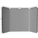 2.6x3M Photography Reflector Lighting Kit Photo Background Muslin Backdrops Softbox Umbrella Light Stand For Photo Studio