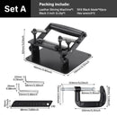 WUTA Manual Leather Skiving Machine Strip Belt Thinning Skiver Splitter Cowhide Leather Peeling Machine DIY Strap Cutting Tools