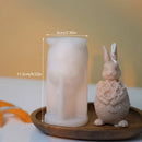 Carrot Bunny Silicone Mold for Candle Making Lily Flower Soap Rabbit Gypsum Doll Mould Easter Egg DIY Gifts Cartoon Animal Decor