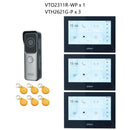 Dahua IP Video Intercom KIT,VTO2311R-WP & VTH2621GW-P / VTH2621G-P, support P2P cloud phone app, RFID Card Unlock