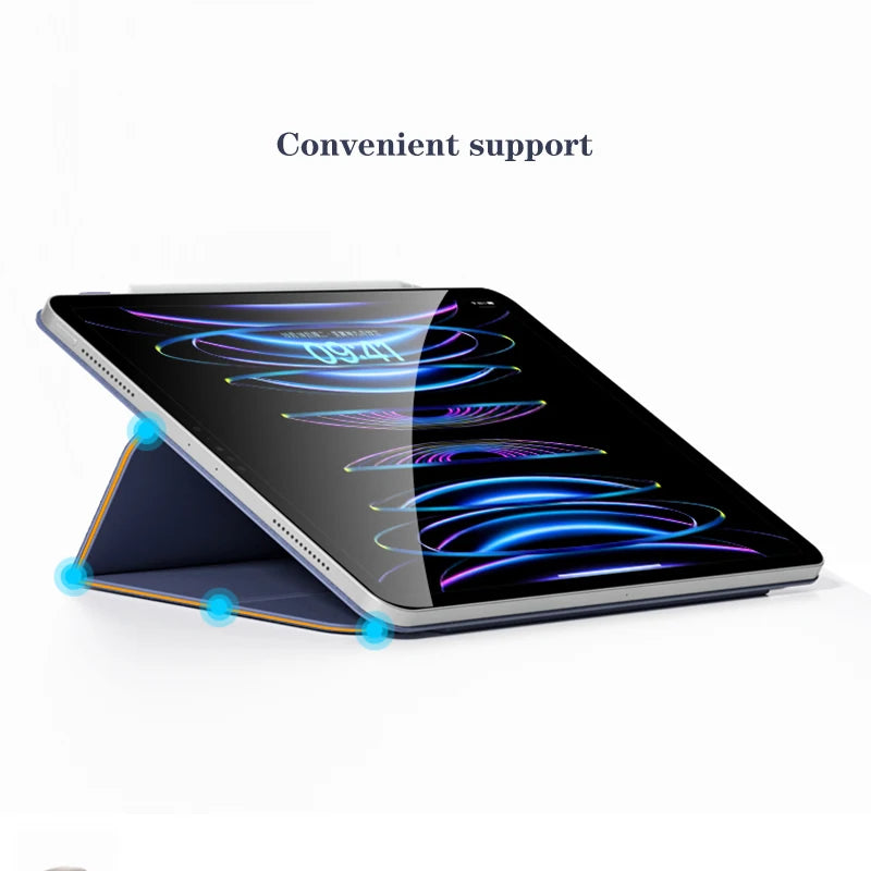 Smart Cover for iPad Pro 11 2024 Tablet Case For iPad Pro 13 M4 12.9 2022 6th generation Magnetic Clip for Air 13 11 M2 Air 5