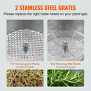 SucceBuy Leaf Bowl Trimmer 16" Trimmer Bowl Manual Bud Trimmer with Stainless-Steel Blades for Twisted Spin Cut Clear Dome