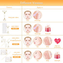 Gesichtsroller-Set aus weißem Kristall-Jadestein, gegen Falten, Facelifting, Gua Sha Massagegerät, Gesichts-Massagetool, Naturstein-Roller-Set, Schönheitspflege
