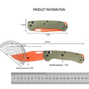 BM 15535 Folding Knife G10 Handle Outdoor Barbecue Cutting Ambidextrous Easy To Carry Multi-purpose Camping Tools Men's Gift