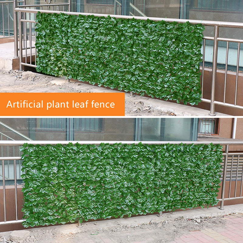 50*100 cm Artificial Hedge for Leaves Fence Rectangular Removable Plant Panel Garden Decoration Outdoor 2022 New Style