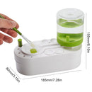 Paint Brush Cleaner Washer Multifunction Painting Brush Basin Holder and Organizer width Tray Palette Lid Cleaning Bucket Art To