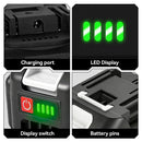 ONEVAN 15000mAh 22500mAh Lithium Ion Battery Rechargeable Battery With Charger Electric Wrench Power Tool For Makita 21V Battery Pin Tool