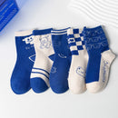 5 Pairs Cute Cartoon Newborn Infant Girl Soft Cotton Socks Winter Toddler Kids Baby Christmas Boy Accessories 0-2Y Miaoyoutong