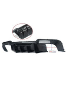 For Bmw F10 F11 CS Style Rear Diffuser Bumper Lip Carbon Fiber Look Auto Body Kit 2011 2012 2013 2014 2015 2016 Rear Bumper