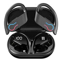 Bluetooth 5.3 Wireless Earbuds Sports Headphones with Earhooks Built-in Mic Earphones Waterproof Headphones Ear Buds for Sports
