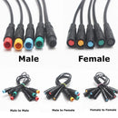20cm M8 Cable Julet Extension 2 3 4 5 6 8 Pin Connector Female to Male Plug Ebike Brake Display Throttle DIY Electric Bicycle