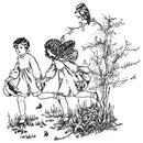 2022 New 10x10 Retro Easter Clear Stamps Girls Stamps Tie Child Bunny Lady Card Crafts No Metal Cutting Dies Scrapbooking