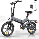 16 electric bike HITWAY W/36V Foldable Electric Pedal Assistance with 7.8ah Battery, Accelerator-Free, for teen