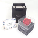 Preserved Flower Rose Gift Box Eternal Pink Rose Jewelry Storange Box Romantic Gift for Mother's Day Birthday or Valentine's Day