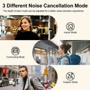 QCY HT07 ANC Wireless Earphones 40dB Noise Cancelling TWS Earbuds 6 Mic AI HD Call Bluetooth 5.2 HiFi Headphone 32H Playback
