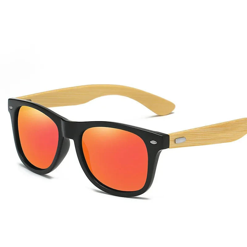 Fashion Wood Men's Ultraviolet Sunglasses Classic Male Driving Riding UV400 Sports Sun Glasses Eyewear Wooden Bamboo Eyeglasses