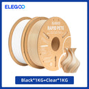 ELEGOO Rapid PETG Filament 1.75mm 1KG,High Speed 30-600mm/s 3D Printer Filament 1kg Fits for Most FDM 3D Printers