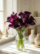 4pcs/8pcs/10pcs Artificial Calla Lily Bouquet, Realistic Touch Fake Flowers; Suitable For Wedding, Party, Garden Decor,