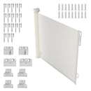 Stair Gate Cat/Puppy/Baby Gate Travel Stair Gate Retractable Gate Child Safety Gate Dog Stair Gate Extra Wider Dog Gate 130cm