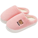 New Women Men Autumn Winter Warm Slippers Home Bedroom Casual Non Slip Shoes Couples Indoor Soft Sole Cotton Plush Slides