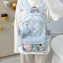 New Harajuku Sweet and Cute Ita Bag Dolls Bag for Girls Versatile Backpack Ins Style Large Capacity Polka Dot Backpack