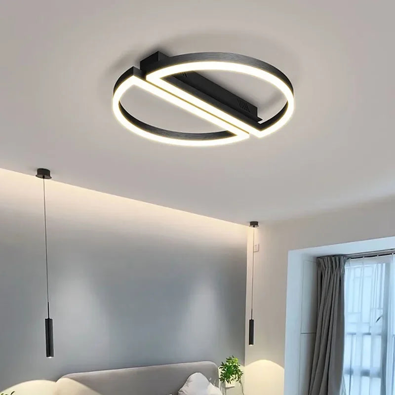 Modern LED Ceiling Lamp Industrial Style Chandelier for Living Dining Room Bedroom Home Decortion Indoor Lighting Fixture Luster