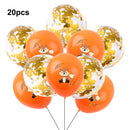 Fox Birthday Decorations Balloon Cupcake Toppers Woodland Animals Theme Party Dress Up Supplies Fox Paper Lantern Kids Gifts