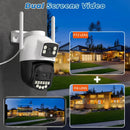 BESDER 5K 10MP WiFi Surveillance Camera 5Ghz Dual Lens Real-time intercom AI Human Detect 8MP 4K Outdoor Security PTZ IP Cameras