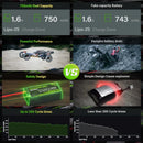 OVONIC 2S Lipo 750mAh 7.4V 50C Lipo Battery with XT60 to TR Connector[2.1" D x 1.1" W x 0.6" H][1 Package Including