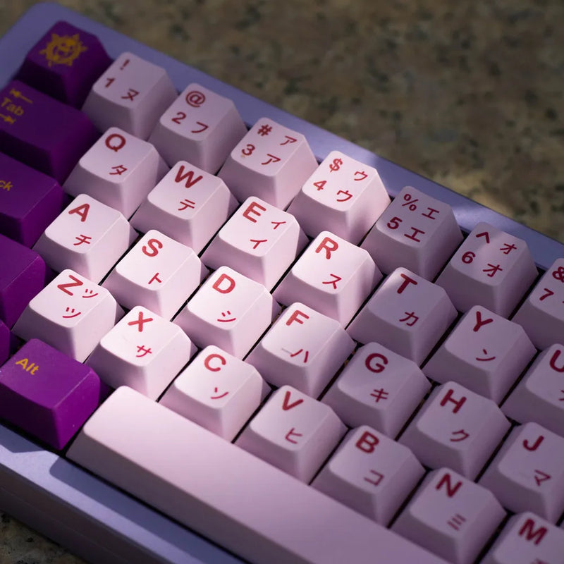 GMK Deathly Queen Sets Cherry Profile 142 Keys PBT Keycap DYE Sublimation Novelties Kit For 98% Standard Mechanical Keyboard