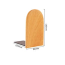 1 Stück Buchstützen aus Walnussholz, L-förmiger Schreibtisch-Organizer, Desktop-Buchhalter, Schul-Schreibwaren, Büro-Zubehör, Buchständer aus Naturholz