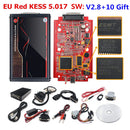 Unlimited 2.8 EU Red Kess V5.017 KTAG V7.020 4 LED 2.25 BDM Frame K-TAG 7.020 Master KESS 5.017 OBD2 Tuning ECU Programmer Tool