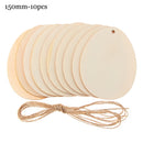 10/25/50pcs Household Natural Hanging Ornaments Wooden Drawing Wood Chips Easter Eggs Wood Slice Easter Decorations