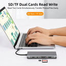 USB C HUB Typ C auf RJ45 4K 30Hz HDMI VGA Adapter SD TF USB 3.0 2.0 Docking PD 87W USB C Splitter für MacBook Pro Air