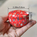 12pcs Premium Floral Printed Candle Tins，DIY Round candle container，Be used for Creative Candle Making, Christmas candle jars.