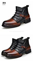 The Iron Archive | Men's Retro Zipper Ankle Boots