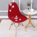 Shell Chair Cover Fashion nordic christmas cover Elastic Armless Scandinavian Chair Kitchen Bar Seat Cushion Furniture protect