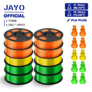 JAYO PLA PLA PLUS ABS PETG SILK Filament 1.75MM 10 Rolls / Set Refills Non-toxic PLA Meta 3D Printer Filament DIY Gift