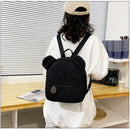 Cute Bear Plush Backpack Embroidered Name Autumn Winter Kids Outdoor Shoulder Bags Custom Personalized Children's Gift Bags
