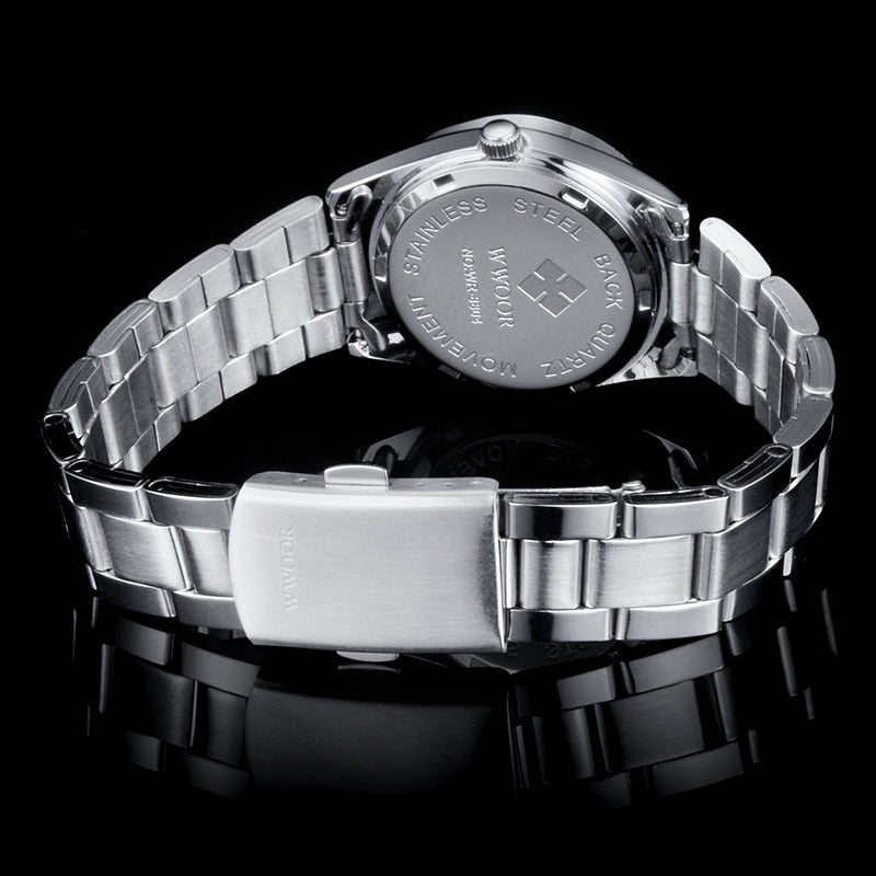 Montre Femme 2023 WWOOR Fashion Ladies Watches Waterproof Quartz Silver Clock Women Automatic Date Dress Wrist Watch Reloj Mujer