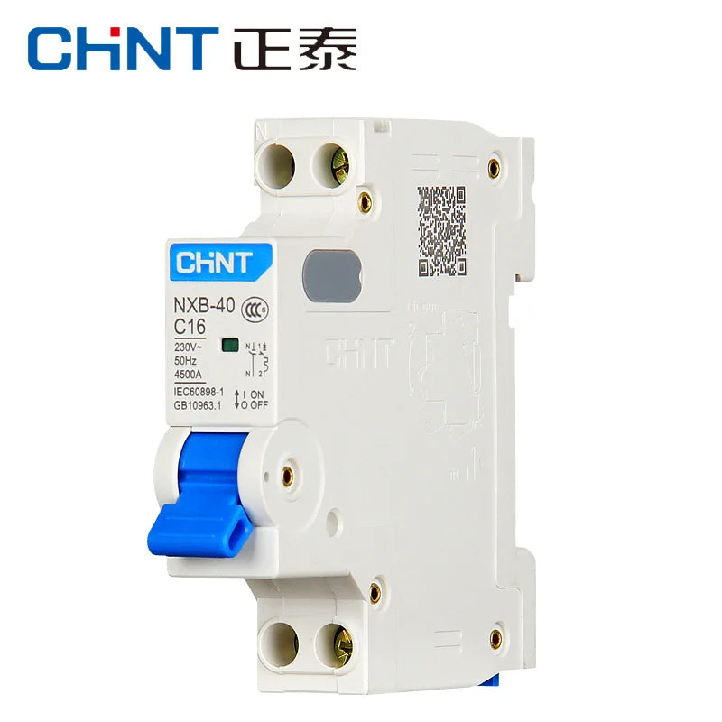 CHINT NXB-40 DPN 1P+N 6A 10A 16A 20A 25A 32A 40A 220V 230V 50HZ  Miniature Circuit breaker MCB NEW DZ267