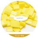 Miyuki Imported From Japan Handmade Tila Beads 5*5 * 1.9mm Solid Color Series Glass Beads To Make Jewelry