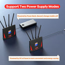 KuWfi 4G LTE Router CAT4 300Mbps Wifi Router 4G Modem with Free SIM Card RJ45 WAN LAN External Antenna Support 10 Users Connect