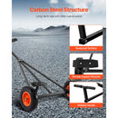 SucceBuy 420lbs Boat Trailer Dolly Carbon Steel Kayak Mover with 15.7in Pneumatic Tires & Bracket for Moving Fishing Motorboat