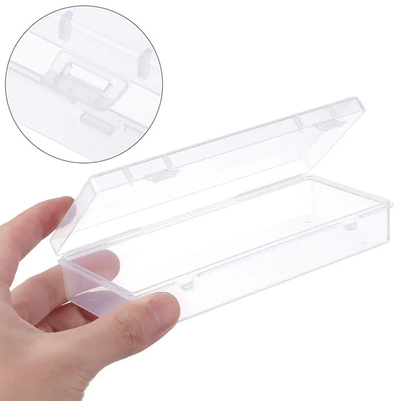 8Styles Plastic Storage Box Small Square Clear Black Box For Jewelry Diamond Embroidery Craft Bead Pill Home Storage Supply