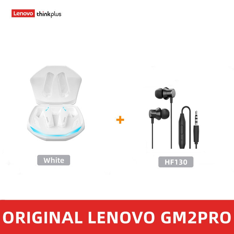 Original Lenovo GM2 Pro 5.3 Earphone Bluetooth Wireless Earbuds Low Latency Headphones HD Call Dual Mode Gaming Headset With Mic