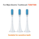 3pcs Original XIAOMI MIJIA T100 T300 T500 Sonic Toothbrush Heads Teethbrush Replacement Heads Sonic Oral Hygiene Mi Oral Clean