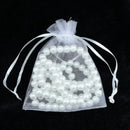 1-200pcs Organza Drawstring Pouches, Gift Bags Candy Jewelry Party Wedding Favor Bags Gift for Christmas Candy Wedding Birthday